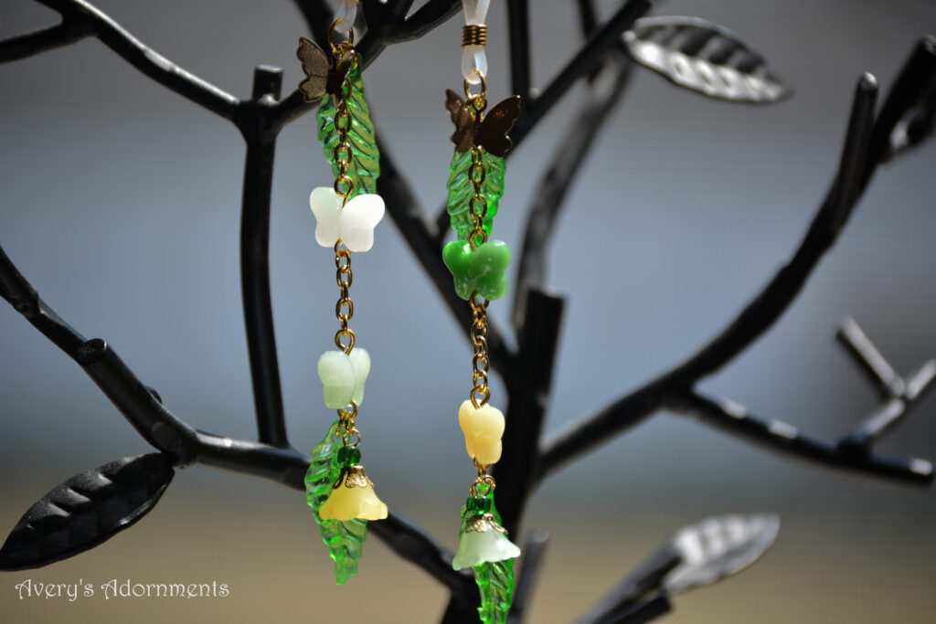 Green & Yellow Butterfly Strands